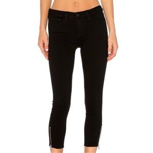 L’Agence Zipper Skinny Jeans
